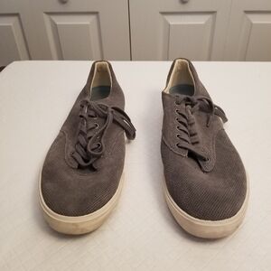 SeaVees Men’s Hermosa Plimsoll Varsity Stitch Fix Suede Gray Shoes Size 11.5
